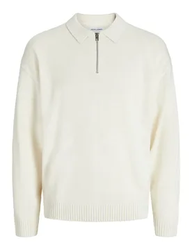 Polo A Maniche Lunghe Urban Sea Salt L - Jack & jones - FashionsVida