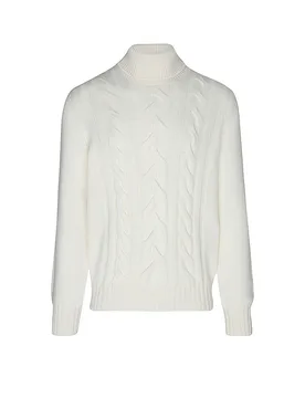 Jersey de cuello alto blanco 52 - Gran Sasso - FashionsVida