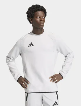 Mens Felpa Girocollo Tiro Travel - Grigio, grigio grigio Uomo taglia L - Adidas - FashionsVida