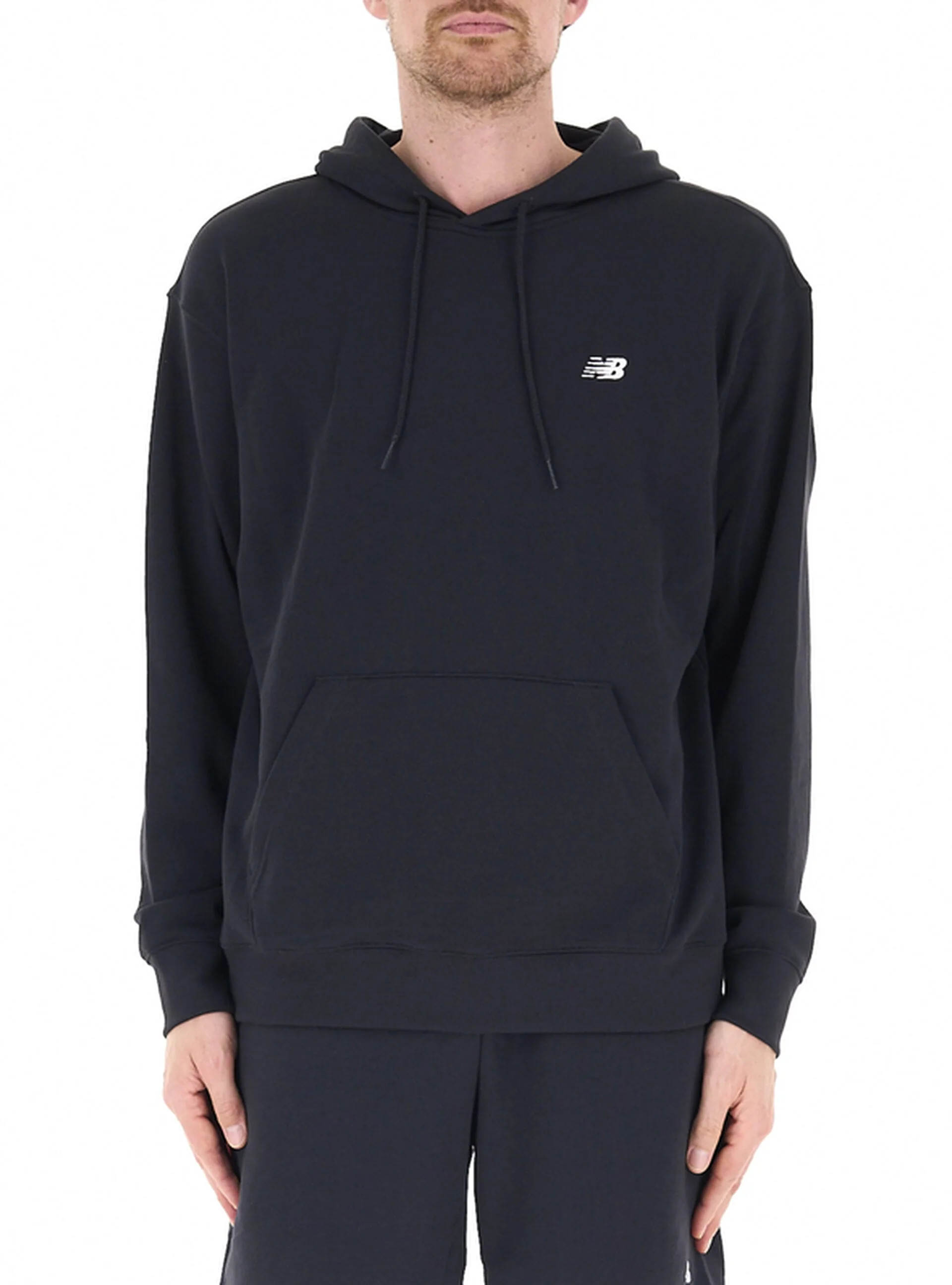 Felpa con cappuccio NERO M - New Balance - FashionsVida