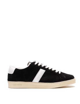 Sneakers in pelle scamosciata nera