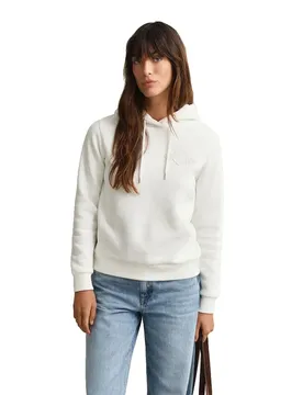 Felpa Con Cappuccio 202587 Eggshell S