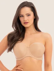 Smoothing Wired Moulded Strapless Bra B-G Nude female