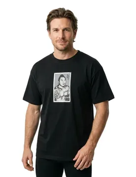 T-shirt à Manches Courtes Peace Within The Heavyweight Regular Black S ,Femme