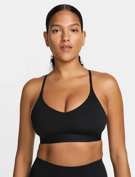 Leicht stützender Sport-BH, Damen Indy - Noir - female - Size: 2XL - Nike - FashionsVida