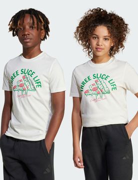 T-shirt Lounge Pizza Graphic Junior 13-14A Off White