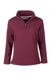 Kelk Womens Lightweight 1/4 Zip Overhead Fleece - - Size: 16
