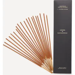Set de 20 varillas de incienso Amber & Sandalwood