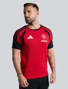 Manchester United 26/27 Training Tiro Authentic T-Shirt Red (Sponsored) S - Adidas - FashionsVida