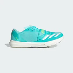 Scarpe da atletica leggera adizero TJ/PV 43 1/3 Flash Aqua / Zero Metalic / Lucid Lemon