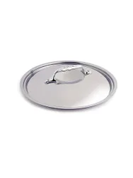 Tapa PRIMA-MATERA de acero inoxidable plata