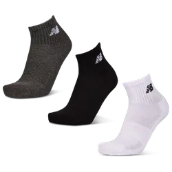 Quarter 3 Pack Unisex Socken - Grau - Größe 35-38 Grey 35-38