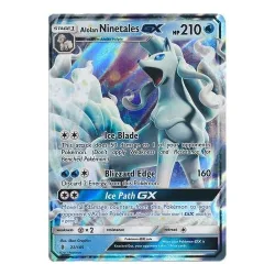 Pokemon SM Guardians Rising 22/145 Alolan Ninetales GX (Half Art)