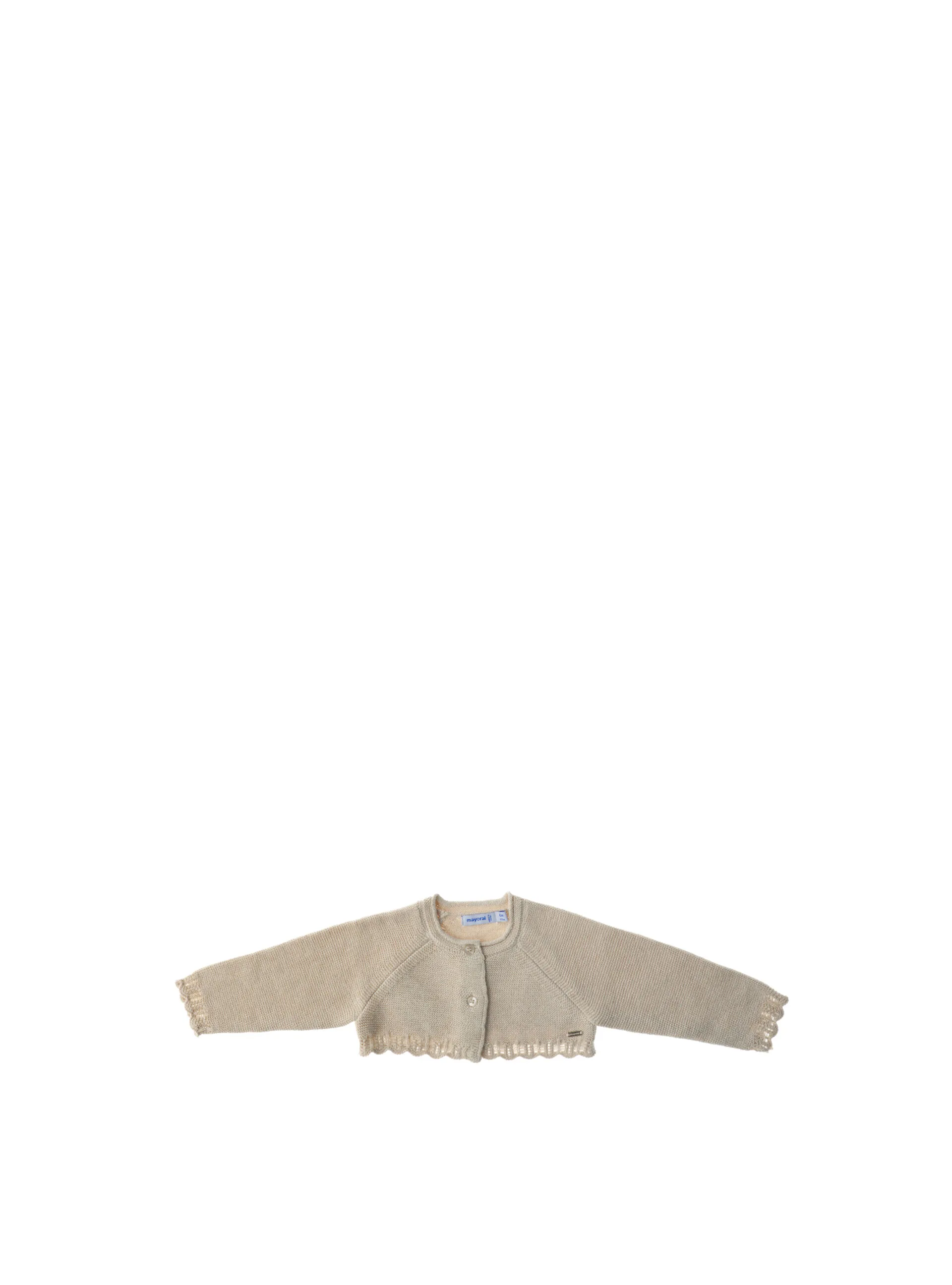 Coprispalle in lurex BEIGE 12M - Mayoral - FashionsVida