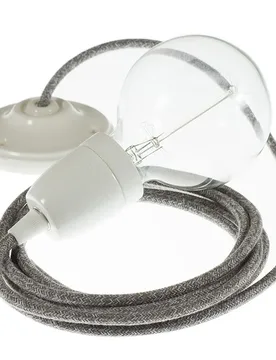 Cables Suspension Luminaire Rn02 2 M Grey / White One Size - Creative - FashionsVida