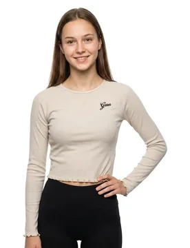 T-shirt à Manches Longues Script Cropped Super Slim Fit Whitebait M - G-Star - FashionsVida