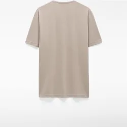 Camiseta de manga corta de hombre con cuello caja en modal