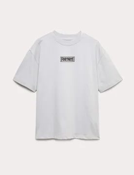 Pure Cotton Fortnite™ Graphic T-Shirt (6-16 Yrs) Grey male - M&S - FashionsVida