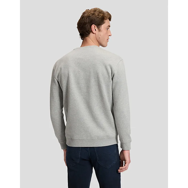 Original Regular Crew Sweatshirt Mid Grey Mele Größe M male - Lee - FashionsVida