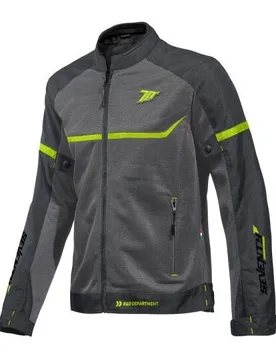 Giubbotto Moto Degrees SD-JR30.1 MOJAVE Grigio Giall taglia S - Seventy - FashionsVida