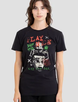 Women's Toy Story Toys Can See T-Shirt, Black Size: Small - Black - Size: S - Disney - FashionsVida