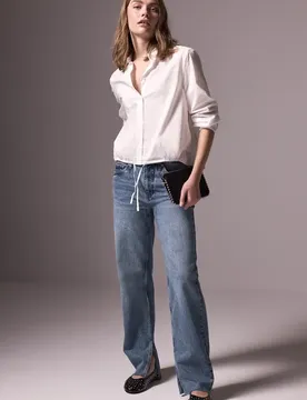 Street One Straight Leg Jeans female Blau