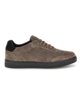 Sneakers tortora in vera pelle made in Italy 3300 44 - PTR - FashionsVida