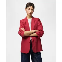 Blazer de mujer con mangas 3-4 y cuellos de solapa