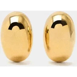 Pendientes de gota acero inoxidable en liso