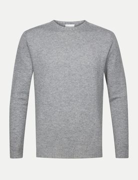 Pullover mit Meliertenmuster Grau XXL