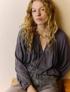 Blusa de mujer lisa túnel - Southern Cotton - FashionsVida