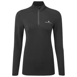 Core Thermal Half Zip Long Sleeve T-shirt Black / Bright White 46 Women