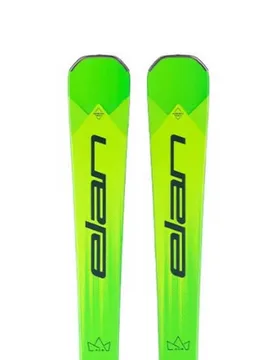 Pack De Skis Alpins Ace Slx Fusion X + Emx 12.0 Gw Fus X Blk/grn [f] Green 160 Homme - Elan - FashionsVida