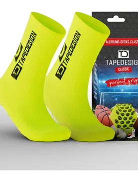 Allround Classic Socken, gelb ONESIZE - Tapedesign - FashionsVida