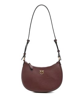 Borsa A Spalla Half Moon Mini In Pelle