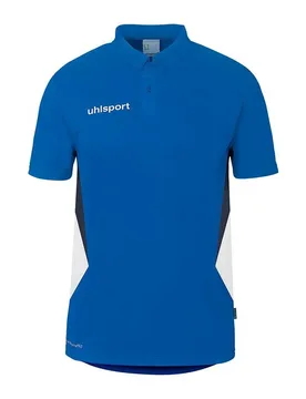 Polo à Manches Courtes Equipe 29 Azure Blue / White / Navy S - Uhlsport - FashionsVida