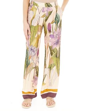 Pantalone con fantasia BEIGE L