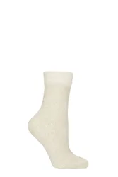 Women's 1 Pair Chenille Socks Cream One Size - Cream - Size: One Size