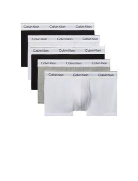 Calvin Lot de boxers uni en coton mélangé