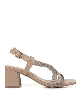 Bibi Lou Sandali Beige Intrecciato