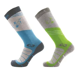Chaussettes Mountain 2 Paires Blue / Green EU 45-47