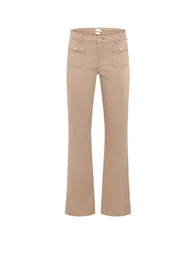 Hose Flared Fit SHAKIRA beige 40 (kurz) damen - Brax - FashionsVida