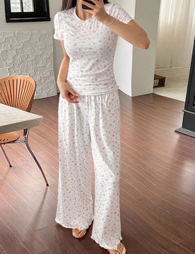 Conjunto de pijama casual y cómodo para mujer, de verano