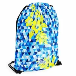 Blue Hawaii Drawstring Bag Royal One Size unisex