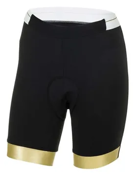 Salopette Senza Bretelle Preppy Black / White / Gold