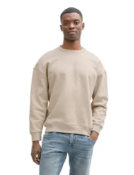 Sweat-shirt Relaxed Printed Light Dove Grey M - Tom tailor - FashionsVida