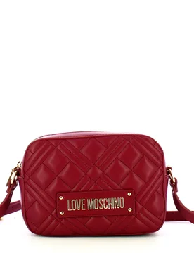Love Borsa Quilted Pu La0552 Rosso - Moschino - FashionsVida