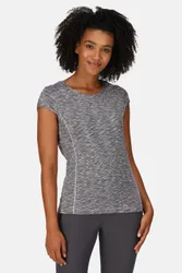 Women's Hyperdimension II Active T-Shirt in Mid Grey Size: 10 - Mid Grey - Size: 10