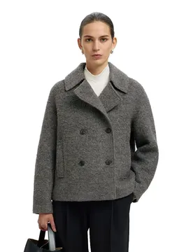 Giacca Alma Boucle Medium Grey Melange / Melange 34