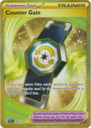 Pokemon SV Surging Sparks 249/191 Counter Gain (Secret Rare)